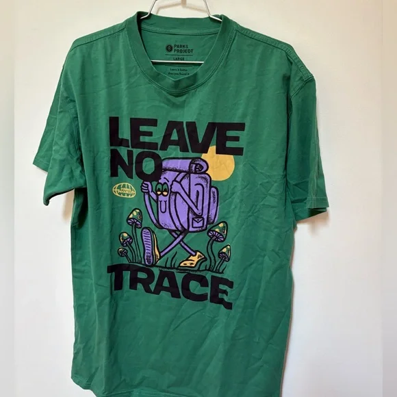 NWOT Parks Project Leave No Trace Pack It Out Tee Size Large - Picture 8 of 11